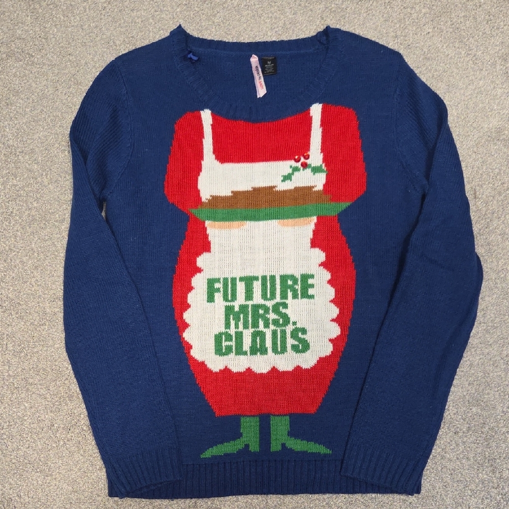 Love By Design Blue Festive Sweater